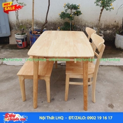 Bộ bàn ăn 2 ghế Cabin Panda 1 bench - Giải pháp tối ưu cho không gian nhỏ