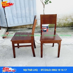 Bộ bàn ăn 4 ghế Cherry – Bàn Chân Vuông Mặt 80cm
