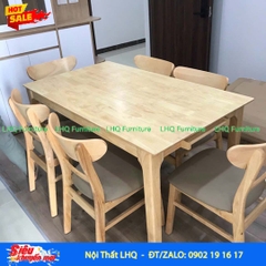 Bộ bàn ghế ăn 6 ghế Mango - Thiết kế đẹp, sử dụng bền