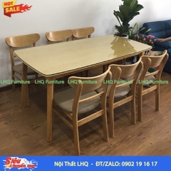 Bộ bàn ghế ăn 6 ghế Mango - Lựa chọn lý tưởng cho phòng ăn