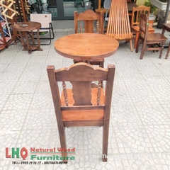 Bộ bàn ghế cafe phong cách vintage, gỗ tự nhiên, chất lượng cao tại LHQ Furniture