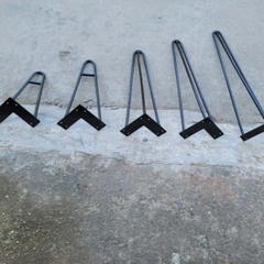 Chân Bàn DIY - Sự Kết Hợp Hoàn Hảo Giữa Gỗ Cao Su và Sắt Phi 10