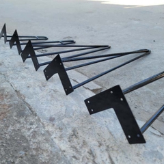 Chân Bàn DIY - Sự Kết Hợp Hoàn Hảo Giữa Gỗ Cao Su và Sắt Phi 10