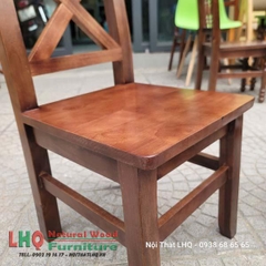 Ghế Cafe Vỉa Hè Gỗ Tự Nhiên Phong Cách Vintage - Giá Rẻ Tại LHQ Furniture