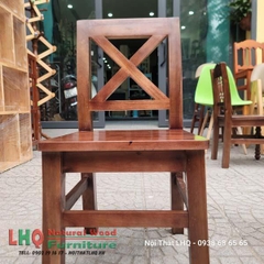 Ghế Cafe Vỉa Hè Gỗ Tự Nhiên Phong Cách Vintage - Giá Rẻ Tại LHQ Furniture