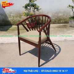 Ghế Bàn Ăn 12 Nan Gỗ Cao Su Tự Nhiên – Đẳng Cấp và Bền Bỉ