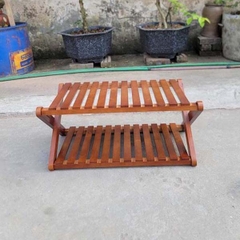Kệ Để Giày Dép Chữ X 2 Tầng Gỗ Tự Nhiên: Sự Kết Hòa Hoàn Hảo Giữa Tiện Ích Và Thẩm Mỹ