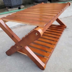 Kệ Để Giày Dép Hồi X 2 Tầng - Gỗ Tự Nhiên - Tháo Lắp Tiện Lợi - Giá Rẻ