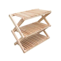 Kệ Giày Dép Hồi X, Cao 2 Đến 5 Tầng, Gỗ Tự Nhiên, Tháo Ráp Nhanh Chóng,  Vận Chuyển Tiết Kiệm