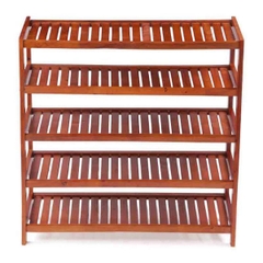 Kệ để giày dép 5 tầng rộng 80cm, Gỗ cao su, Noithatlhq sản xuất, Giao hàng toàn quốc, Tư vấn miễn phí