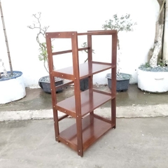 Kệ vi sóng mặt liền 4 tầng, Gỗ tự nhiên, Thương hiệu Noithat LHQ, Chất lượng cao