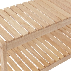 Kệ Dép Hàn Quốc, Cao 2-3-4 Tầng, Gỗ Cao Su Tự Nhiên, Tháo Ráp Nhanh Chóng, Bảo Hành Mọt