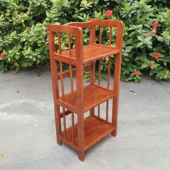 Kệ Sách 3 Tầng Rộng 40cm, Gỗ Cao Su, Noithatlhq Sản Xuất