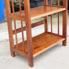 Kệ sách 4 tầng rộng 80cm, Gỗ tự nhiên, Thiết kế tháo lắp, Tiết kiệm vận chuyển, Giá rẻ, Có bảo hành