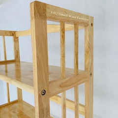 Kệ sách 5 tầng rộng 65cm, Màu tự nhiên và cherry, Bán chạy năm 2024
