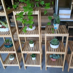 Kệ trang trí, Gỗ cao su 2-3-4 tầng, Chất lượng xuất khẩu, Có bảo hành