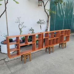 Kệ treo tường gỗ cao su - Giải pháp hoàn hảo cho không gian sống