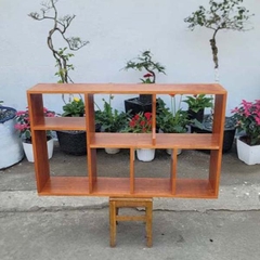 Kệ treo tường 1m, gỗ cao su loại 1, tháo ráp tiện lợi