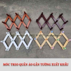 Móc Treo Quần Áo Gỗ Gắn Tường – Sản Phẩm Cao Cấp Xuất Khẩu từ Nội Thất LHQ