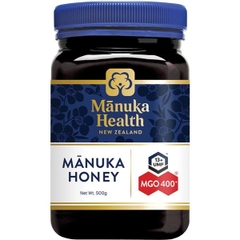 Manuka health manuka honey MGO 400+ mật ong hỗ trợ đẹp da, viêm nhẹ 500g (09/26)