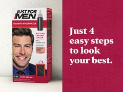 Just for Men Shampoo-In Haircolour nhuộm tóc cho nam H-45 màu nâu đậm 33ml (2029)