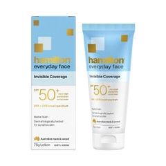 Hamilton Everyday Face Invisible Sunscreen SPF 50+ Kem chống nắng mặt trong suốt, không bết rít 75g (06/28)