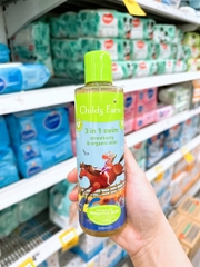 Childs Farm 3 in 1 swim strawberry & mint sữa tắm gội hữu cơ cho bé từ sơ sinh 250ml