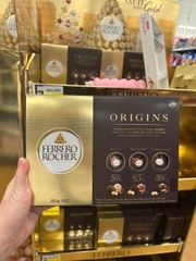 Chocolates Ferrero Rocher socola đen 3 loại Ghana, Ecuador, Ivory coast 24 viên 300g (04/25)