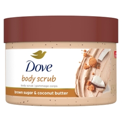 Dove Body Scrub brown sugar & coconut butter tẩy tế bào chết mùi đường nâu  - dừa 298g (08/26)