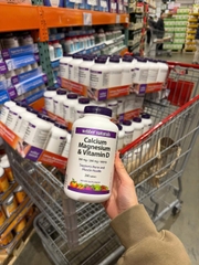 Webber Naturals Calcium Magnesium & Vitamin D hỗ trợ xương, cơ bắp khỏe mạnh 250v (01/29)