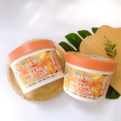Garnier Fructis Glossy Pineapple Hair Food ủ tóc đa năng mùi dứa 390ml (hsd:12m)