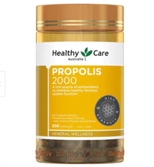 Healthy Care Propolis 2000mg viên uống keo ong 200v (08/28)