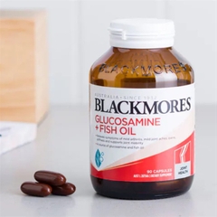 Blackmores Glucosamine + Fish Oil bổ khớp, kết hợp dầu cá 90v (06/26)