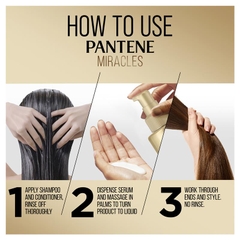 Pantene Miracles Hyaluron Hydration Lock Milk to Water serum dưỡng tóc dạng sữa nước nhẹ 140ml