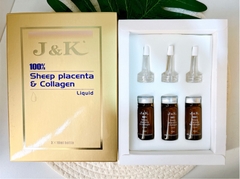 J&K 100% Sheep Placenta Collagen Liquid serum nhau thai cừu 3x10ml (06/26)