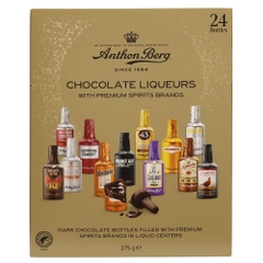 Anthon Berg Chocolate Liqueurs socola rượu cao cấp nhân tan chảy 375g 24 viên (05/26)