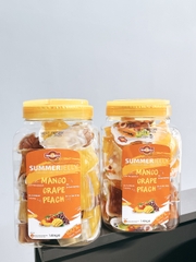 New choice Summer Jelly thạch rau câu trái cây xoài, nho, đào 1.49kg (10/25)