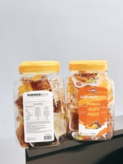 New choice Summer Jelly thạch rau câu trái cây xoài, nho, đào 1.49kg (10/25)