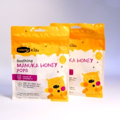 Comvita kids manuka honey pops 15 pops kẹo mút mật ong cho bé 112.5g (02/28)