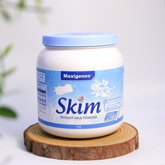 Maxigenes skim instant milk powder sữa bột tách béo 1kg (06/27)