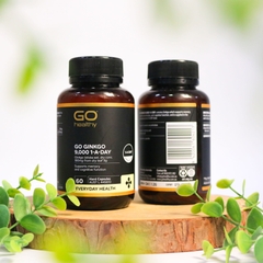Go healthy Go Ginkgo 9000 1-a-day bổ não, tuần hoàn máu não 60v (09/27)