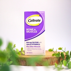 Caltrate Bone & Muscle viên uống bổ sung canxi, hỗ trợ xương khớp, cơ bắp 100v (12/26)