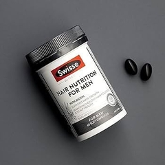 Swisse Hair Nutrition For Men viên uống bổ sung biotin giúp nang tóc khỏe mạnh cho nam 60v (2028)