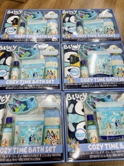 Bluey Cozy Time Bath Set - bộ tắm cho bé mẫu bé trai 6 món