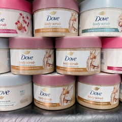 Dove Body Scrub brown sugar & coconut butter tẩy tế bào chết mùi đường nâu  - dừa 298g (08/26)