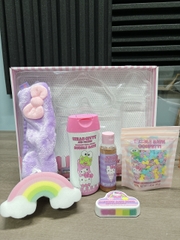 Cozy Time Bath Hello Kitty Set - bộ tắm cho bé mẫu bé gái 6 món