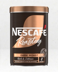 Nescafe Roastery dark roast cà phê hòa tan rang đậm hương socola đen 95g (08/25)