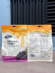 Comvita manuka honey lozenges with Elderberry Extract and Vitamin C kẹo ngậm mật ong vị quả cơm cháy đen 500g (03/27)
