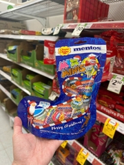 Chupa chups Mentos mix minis túi kẹo giáng sinh (10 thanh + 10 que) 160g (07/26)