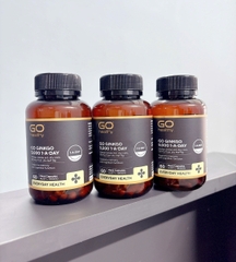 Go healthy Go Ginkgo 9000 1-a-day bổ não, tuần hoàn máu não 60v (09/27)